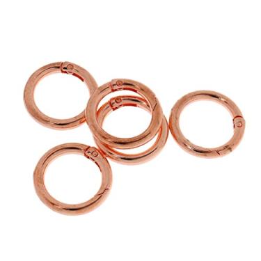 Imagem de Colaxi 5pcs O, Mosquetão de de, Fivela Do Porta-, O para Bolsas, Bolsas (1,1 Polegadas / 28 Mm), Rosa ouro