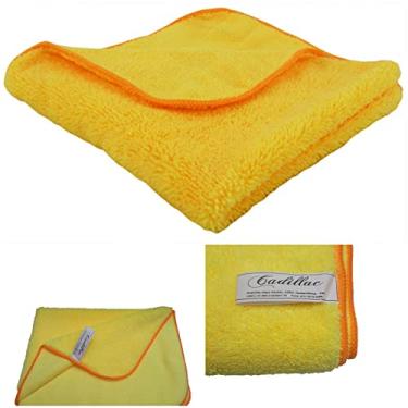 Imagem de Toalha Pano de Microfibra Cadillac Limpeza Polimento 2 pçs 40x60 cm Automotiva