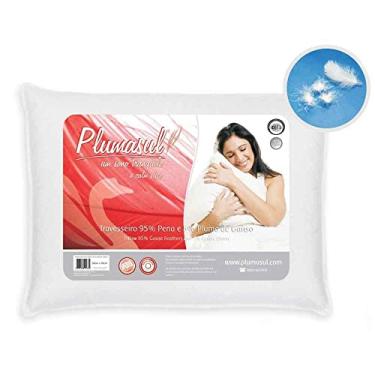 Imagem de Travesseiro 95% Pena 5% Pluma De Ganso 50x70 Cm Branco - Plumasul