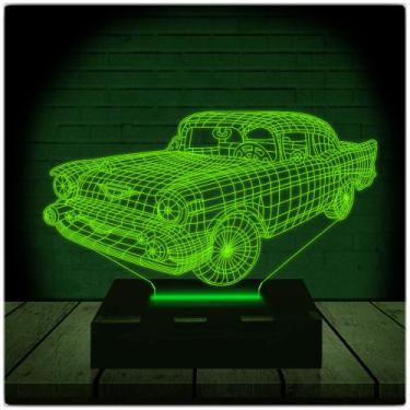 Imagem de Luminária Led Abajur  3D  Carro - Rb Criações