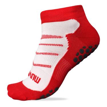 Imagem de Meia Pilates Muvin – Yoga - Solado Antiderrapante – Boa Durabilidade – Conforto – Bom Ajuste – Ótima Respirabilidade – Estabilidade – Maior Aderência - Proteção Contra Bolhas – Unissex - Par