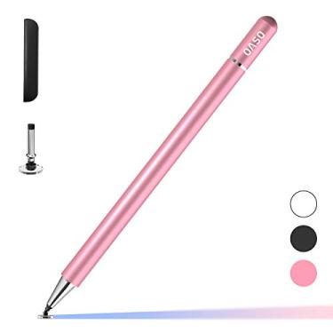 Imagem de Caneta para Samsung Tablet, ponta de disco capacitivo Stylus Lápis e tampa magnética compatível com Apple iPad pro/iPad 6/7/8 / iPhone, Samsung Galaxy Tab A7 / S7, Chromebook/Nintendo Switch (rosa)