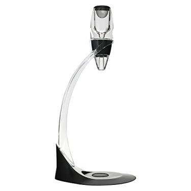 Imagem de Aerador de Vinho com Torre Acrílica Mimo Style Transparente/Preto