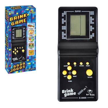 Mini Classic Game Machine Portátil Infantil Retro Nostálgico Mini Game  Console com Chaveiro Vídeo