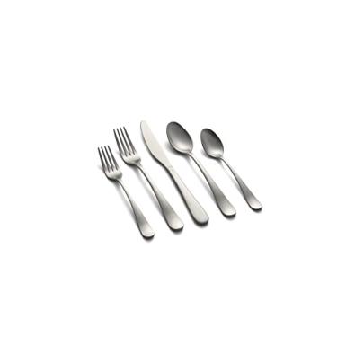 Imagem de Cambridge Silversmiths Rhiannon Conjunto de talheres de cetim com 20 peças, serve para quatro, prata