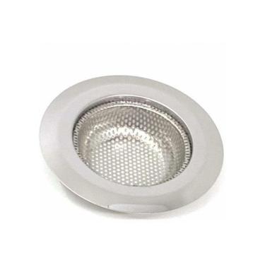 Imagem de Ralo Para Pia Grande Em Inox Borda Larga 11cm Resistente