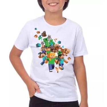 Imagem de Camiseta Infantil Minecraft Modelo 3 - King Of Print