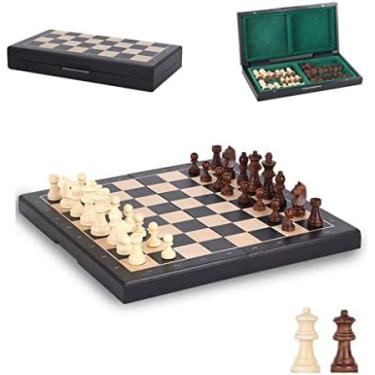 xadrez viagem - Conjuntos xadrez viagem dobráveis portáteis com