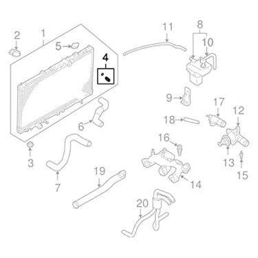 Imagem de Mopar Dreno de radiador de plugue MB597892