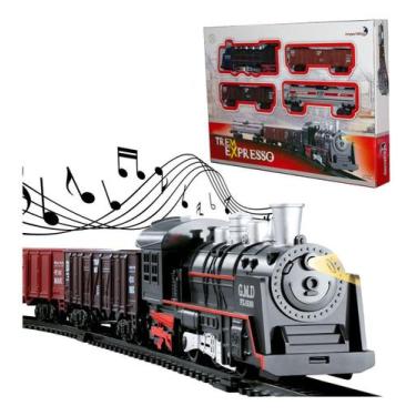 Trenzinho De Brinquedo Locomotiva Infantil Trem Elétrico em Promoção na  Americanas
