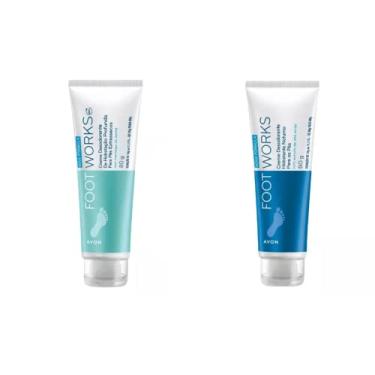 Imagem de Creme de Hidratação Profunda para Pés Extrassecos com mateiga de Karité Footworks 80g + Hidratante Noturno Para Pés Footworks 80g