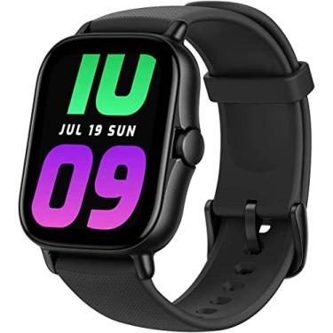 Imagem de Novo Amazfit GTS 2 Nova Versão Smartwatch Armazenamento de Música e Reprodução Smartwatch Alexa Relógio embutido para telefone Android IOS (Black)