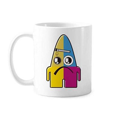 Imagem de Caneca colorida de monstro universo e alienígena cerâmica xícara de café porcelana louça