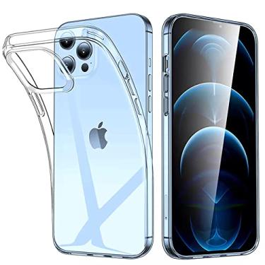 Imagem de Capa transparente ultrafina para iPhone 11 12 13 Pro XS Max XR X Soft TPU Silicone para iPhone 12 13 Mini 7 8 Plus Capa traseira para telefone, transparente (TPU), para iPhone 6 6S