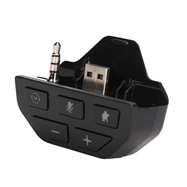 Imagem de Conversor de fone de ouvido gamepad conector preto sem perda de redução de ruído controlador de jogo de precisão adaptador de fone de ouvido para one