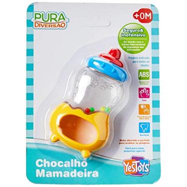 Imagem de Chocalho Mamadeira Pura Diversão Multicor