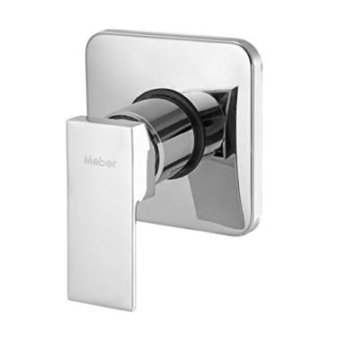 Imagem de Acabamento para Monocomando Chuveiro Axiom Slim Meber, Silver