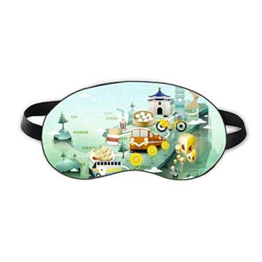 Imagem de Travel Taiwan Food Atrations China Sleep Eye Shield Soft Night Vlindfold Shade Cover