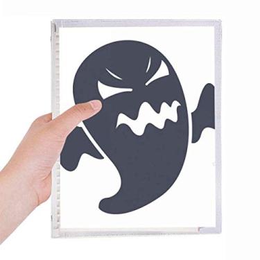 Imagem de Angry Halloween Ghosts Caderno de folhas soltas diário recarregável de papelaria