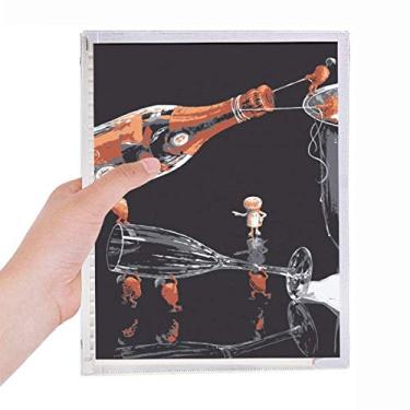 Imagem de Caderno de decoração de balde de gelo com folhas soltas e diários recarregáveis, artigos de papelaria