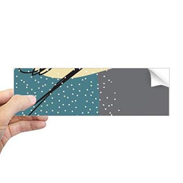 Imagem de DIYthinker Adesivo retangular com estampa de arte abstrata de estrela, decalque de janela para notebook