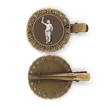 Imagem de Ídolo Estátua Trovão, Escultura Grampo de Cabelo Broche Presilha