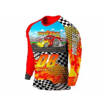 Imagem de Camisa Infantil Uv Com Proteção Solar Authentic Prolife Speed Race 2 A