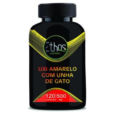 Imagem de Uxi Amarelo Com Unha De Gato 500Mg - 120 Capsulas - Ethos Nutrition