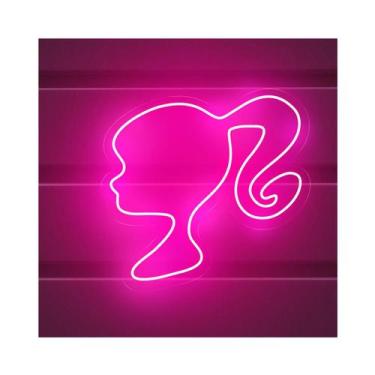 Imagem de Neon Barbie Led Logo Painel Luminaria Decoração Festa - Onthelight
