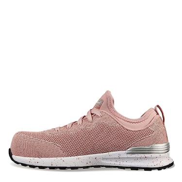Imagem de Skechers Sapato industrial feminino Bulkin Balran 108033, rosa, 7.5