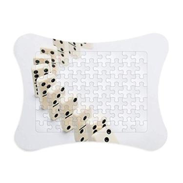 Imagem de Domino Pai Gow Photo Gambling Puzzle Frame Decoração de Imagem Enfeites
