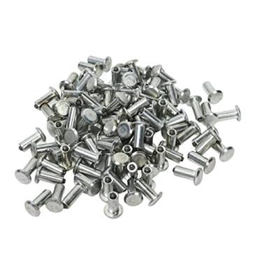 Imagem de 100 peças de pinos de pneu universais de alta resistência ao desgaste parafuso antiderrapante pneu neve spike para auto caminhão empilhadeira pneu parafusos de roda de carro antiderrapante parafuso de neve veículo