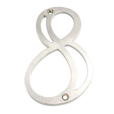 Imagem de Numero Residencial 8 Silvana Colonial - Niquelado