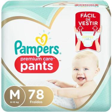 Imagem de Fralda Pampers Pants Premium Care M 78 Unidades - P&G