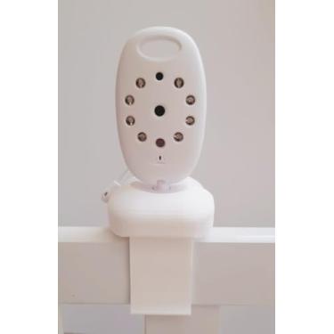 Imagem de Suporte adaptador de berço Fixação por presilha compatível com a babá eletrônica baby monitor VB601