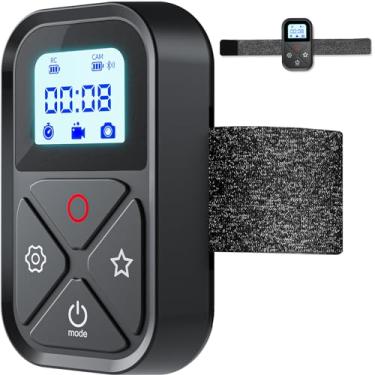 Imagem de Controle remoto para GoPro, controle remoto magnético sem fio TELESIN com tela LCD para Go Pro Max, GoPro Mini Hero 12, 11, 10, 9, 8, bicicleta, ciclismo, caminhada, POV, selfie, acessórios