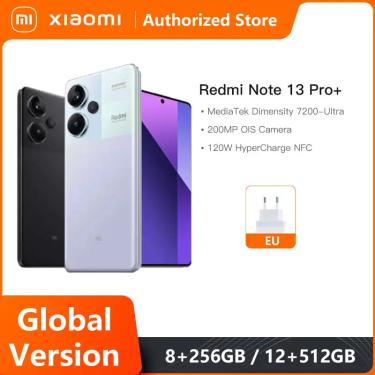 Imagem de Xiaomi-Smartphone Redmi Note 13 Pro Plus  5G  HyperCharge 120W  MediaTek  Dimensão 7200-Ultra