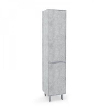 Imagem de Paneleiro Confort Simples 2 Portas Mdp Concreto Batrol Concreto Com Branco