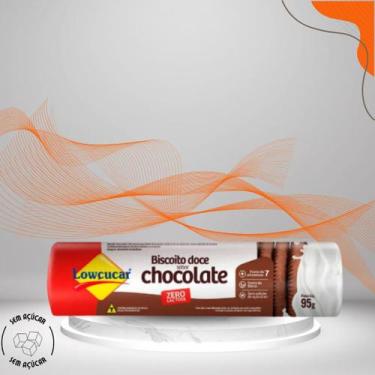 Imagem de Biscoito Doce Lowcucar Zero Acucares Chocolate 95G
