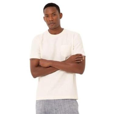 Imagem de Camiseta Angelo Litrico Algodão Comfort Bolso Manga Curta-Masculino