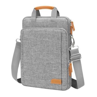 Imagem de MOSISO Bolsa protetora para laptop 360, bolsa vertical para computador de 15,6 polegadas compatível com MacBook Pro de 16 polegadas, HP, Dell, Lenovo, Asus Notebook com alça de ombro e bolsos frontais