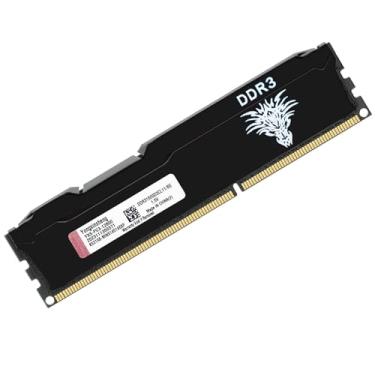 Imagem de Yongxinsheng DDR3 8 GB 1600 MHz UDIMM RAM (PC3-12800) CL11 240 pinos 1,5 V não-ECC sem buffer compatível com todas as placas-mãe Desktop Memory-Preto