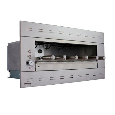 Imagem de Churrasqueira Elétrica de Embutir 6 Espetos SUPREMA 06 E Titan