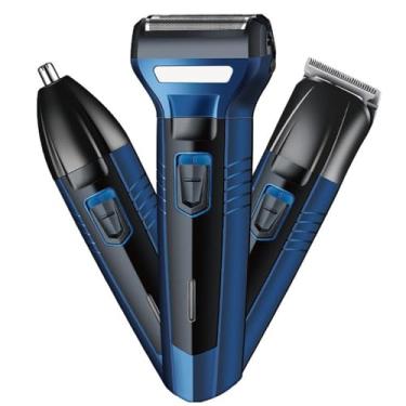 Imagem de Maquina de Barbear, Maquina de Cortar Cabelo, Aparador de Pelos, Máquina de Barbear, Aparador de Barba, Aparador de Pelos do Corpo, Aparador de Pelos do Nariz, Maquininha de Barbear Preto