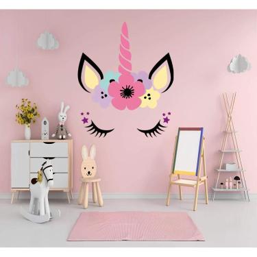 Imagem de Adesivo De Parede Unicornio Mod15