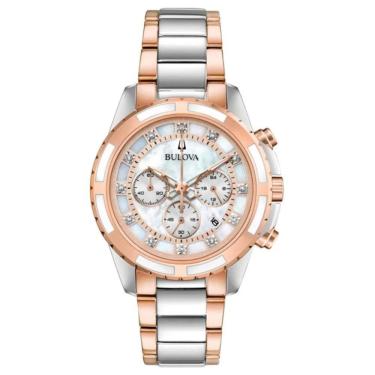 Imagem de Relogio Feminino Bulova Chronograph Diamond 98p181