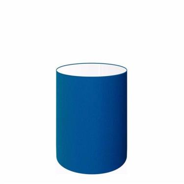 Imagem de Cúpula Abajur Cilíndrica Cp-8002 Ø13x30cm Azul Marinho