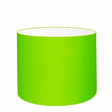 Imagem de Cúpula Abajur Cilíndrica Cp-7021 Ø45x25cm Verde Limão