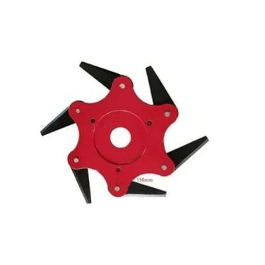 Imagem de K NAKASAKI Lâmina Moto-poda Podador Galhos Serra 6 Pontas Triangular Liga de aço