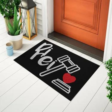 Imagem de Tapete Capacho De Porta Divertido e Decorativo Profissão - Direito Ca0342